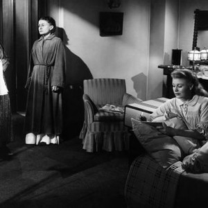 PERFECT STRANGERS, (aka TOO DANGEROUS TO LOVE), Marjorie Bennett, Thelma Ritter, Ginger Rogers (right), 1950