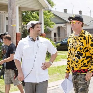 GET HARD, from left: director Etan Cohen, Will Ferrell, on set, 2015. ph: Patti Perret/©Warner Bros. Pictures