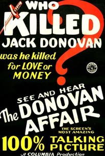 Watch trailer for The Donovan Affair