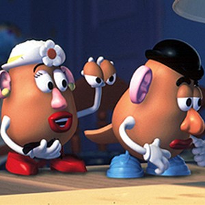(L-R) Mrs. Potato Head and Mr. Potato Head in Disney's "Toy Story 2."