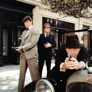 CAPONE, Martin Kove (back left), John Davis Chandler (back right), Robert Phillips (front), 1975. ©20th Century-Fox Film Corporation, TM & Copyright