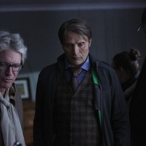 Hannibal, Michael Rymer (L), Mads Mikkelsen (R), 'Tome-Wan', Season 2, Ep. #12, 05/16/2014, ©NBC