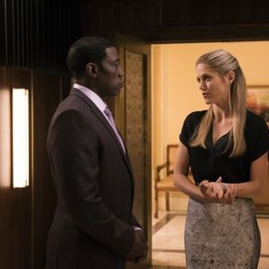 The Player, Wesley Snipes (L), Charity Wakefield (R), 'The Norseman', Season 1, Ep. #6, 10/29/2015, ©NBC