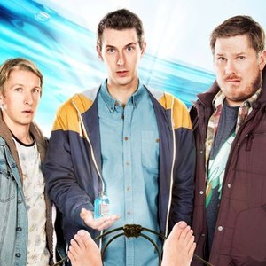 Ben Heathcote, Blake Harrison and Marc Wootton (from left)