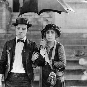 COLLEGE, from left: Buster Keaton, Florence Turner, 1927