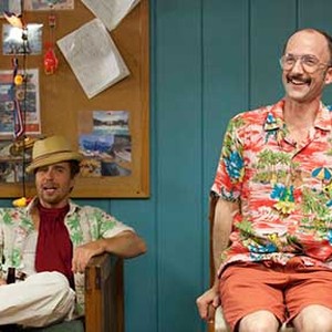 (L-R) Sam Rockwell as Owen and Jim Rash as Lewis in "The Way, Way Back."