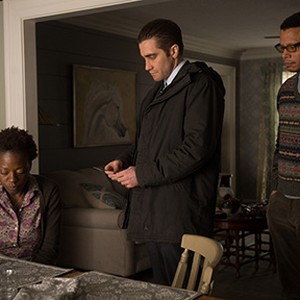 (L-R) Viola Davis as Nancy Birch, Jake Gyllenhaal as Detective Loki and Terrence Howard as Franklin Birch in "Prisoners." photo 14