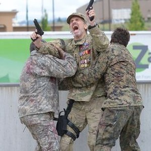 Z Nation, Aaron Blakely, 'Full Metal Zombie', Season 1, Ep. #4, 10/03/2014, ©SYFY