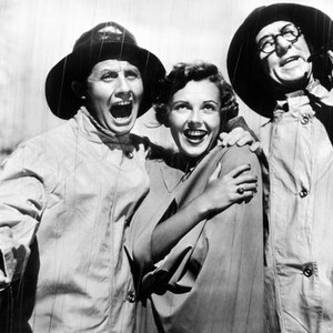 THE RAINMAKERS, l-r: Bert Wheeler, Dorothy Lee, Robert Woolsey, 1935.