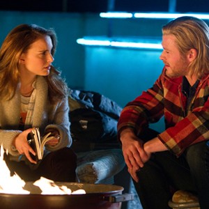 Natalie Portman as Jane Foster and Chris Hemsworth as Thor in "Thor." photo 10