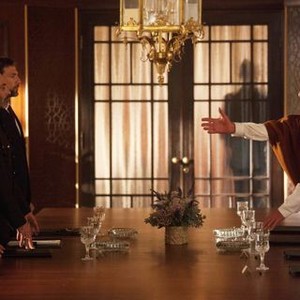 Tyrant, from left: Salim Daw, Ashraf Barhom, Adam Rayner, Mohammad Bakri, 'What the World Needs Now', Season 1, Ep. #6, 07/29/2014, ©FX