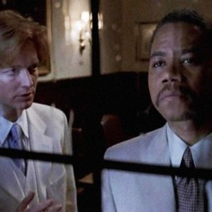 A MURDER OF CROWS, from left, Eric Stoltz, Cuba Gooding Jr., 1998, ©Sterling Home Entertainment