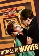 Witness to Murder poster image