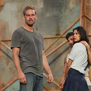 (L-R) Paul Walker as Damien, David Belle as Lino and Catalina Denis as Lola in "Brick Mansions." photo 11