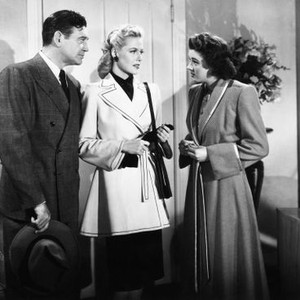 THE POWER OF THE WHISTLER, from left, Richard Dix, Janis Carter, Jeff Donnell, 1945