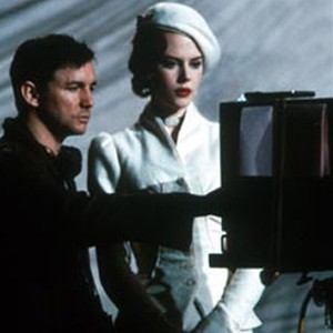 Director Baz Luhrmann and star Nicole Kidman view a playback on the video monitor. photo 15