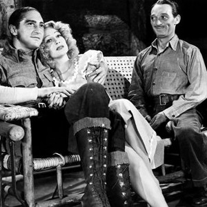 TIMBER QUEEN, from left, Sheldon Leonard, June Havoc, George E. Stone, 1944