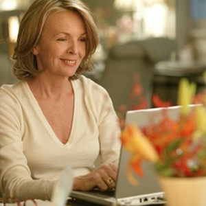 Diane Keaton stars as Erica Barry in Columbia Pictures' sophisticated romantic comedy Something's Gotta Give.