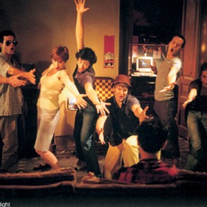 From left to right: Kevin Bishop, Romain Duris, Kelly Reilly, Cécile de France, Christian Pagh, Barnaby Metschurat and Cristina Brondo in L'AUBERGE ESPAGNOLE. photo 12