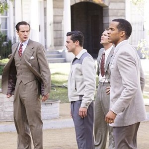 Marvel's Agent Carter, James D'Arcy (L), Chad Michael Murray (C), Reggie Austin (R), 'Hollywood Ending', Season 2, Ep. #10, 03/01/2016, ©ABC