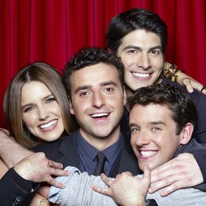 Sophia Bush, David Krumholtz, Brandon Routh and Michael Urie (from left)