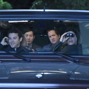 The Grinder, Fred Savage (L), Rob Yang (C), Steve Little (R), 'The Olyphant in the Room', Season 1, Ep. #10, 01/05/2016, ©FOX