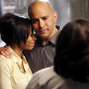 Grey's Anatomy, Bresha Webb (L), Mark Adair-Rios (C), Chandra Wilson (R), 'Everything I Try to Do, Nothing Seems to Turn Out Right', Season 10, Ep. #23, 05/08/2014, ©ABC