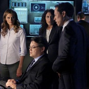 Castle, from left: Stana Katic, Peter James Smith, Lisa Edelstein, Yancey Arias, 'Dreamworld', Season 6, Ep. #2, 09/30/2013, ©ABC
