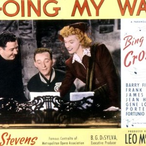 GOING MY WAY, Frank McHugh, Bing Crosby, Rise Stevens, 1944