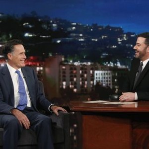 Jimmy Kimmel Live, Mitt Romney (L), Jimmy Kimmel (R), 'Episode 8', Season 3, Ep. #8, 01/13/2005, ©ABC