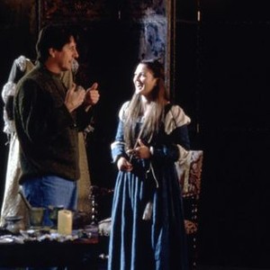 EVER AFTER, director Andy Tennant, Drew Barrymore, on set, 1998. TM and Copyright ©20th Century Fox Film Corp. All rights reserved.