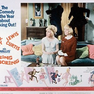 BOEING, BOEING, Suzanna Leigh, Dany Saval, 1965, lobbycard