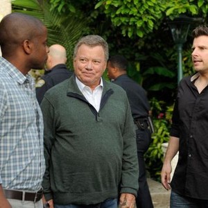 Psych, William Shatner (L), James Roday (R), 'In For A Penny ', Season 6, Ep. #7, 11/30/2011, ©USA