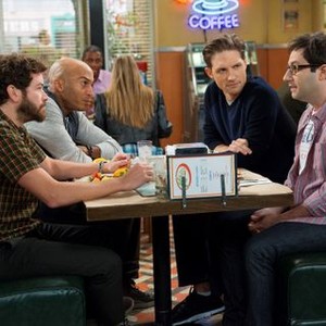 Men at Work, from left: Danny Masterson, James Lesure, Michael Cassidy, Adam Busch, 'Post-Posal', Season 3, Ep. #2, 01/22/2014, ©TBS