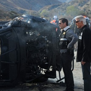 CSI: Crime Scene Investigation, George Eads (L), Ted Danson (R), 'Dune and Gloom', Season 12, Ep. #21, 05/02/2012, ©CBS
