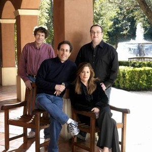 BEE MOVIE, director Steve Hickner, Jerry Seinfeld, producer Christina Steinberg, director Simon J. Smith, on set, 2007. ©DreamWorks