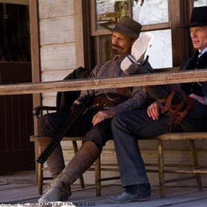 Viggo Mortensen as Everett Hitch, Ed Harris as Virgil Cole in "Appaloosa." photo 12