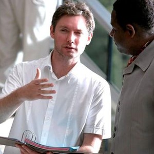 THE LAST KING OF SCOTLAND, director Kevin Macdonald, Forest Whitaker on set, 2006, (c) Fox Searchlight
