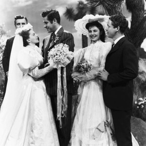 THE HARVEY GIRLS, Judy Garland, John Hodiak, Cyd Charisse, Kenneth Laurence Baker, 1946