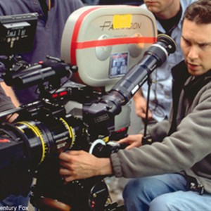 Director Bryan Singer on the set.
