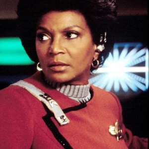 STAR TREK II: THE WRATH OF KHAN, Nichelle Nichols, wearing her communications ear piece, 1982. (c)Paramount..