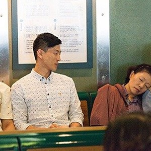 (L-R) James Chen as Ning, Jake Choi as Ryan, Elizabeth Sung as Yen and Ming Lee as Ba in "Front Cover." photo 12