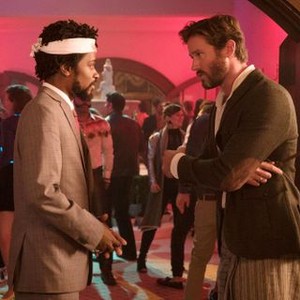 SORRY TO BOTHER YOU, FROM LEFT: LAKEITH STANFIELD, ARMIE HAMMER, 2018. PH: PETER PRATO/© ANNAPURNA PICTURES