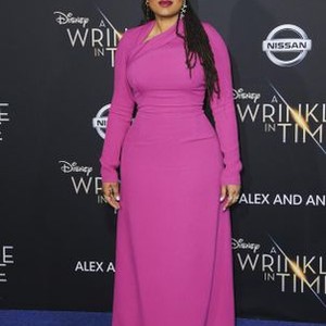 Ava DuVernay (wearing Cushnie et Ochs) at arrivals for A WRINKLE IN TIME Premiere, El Capitan Theatre, Los Angeles, CA February 26, 2018. Photo By: Elizabeth Goodenough/Everett Collection