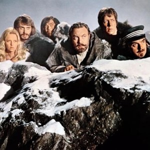 THE ISLAND AT THE TOP OF THE WORLD, from left: Agneta Eckemyre, David Gwillim, Mako, Donald Sinden, David Hartman,, Jacques Marin, 1974