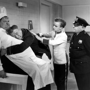 NOTHING BUT TROUBLE, Oliver Hardy, Stan Laurel, David Leland, Joe Yule, 1944