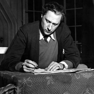 THE FALLEN IDOL, (aka THE LOST ILLUSION), Director Carol Reed making changes to the shooting script on set, 1948