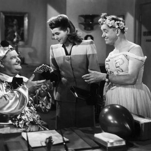 THE DANCING MASTERS, Oliver Hardy, Trudy Marshall, Stan Laurel, 1943, TM and copyright ©20th Century Fox Film Corp. All rights reserved
