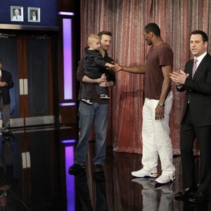 Jimmy Kimmel Live: Game Night, Titus Ashby (L), Ron Artest (C), Jimmy Kimmel (R), 06/05/2008, ©ABC