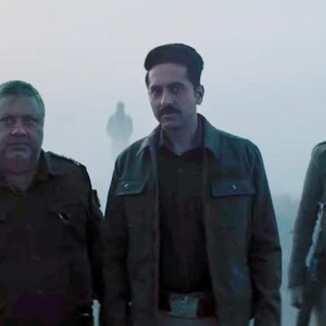 ARTICLE 15, (AKA ARTICLE FIFTEEN), FROM LEFT: MANOJ PAHWA, AYUSHMANN KHURRANA, 2019. © ZEE STUDIOS